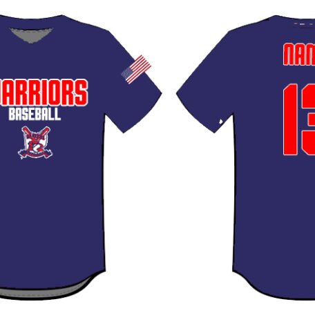Warriors Baseball Premium Dri Fit Shirt - Instinct Sport Perfomance
