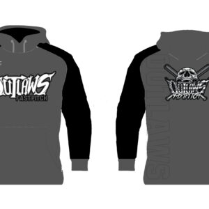Outlaws Fastpitch Heavy Hoodie Grey (preorder)