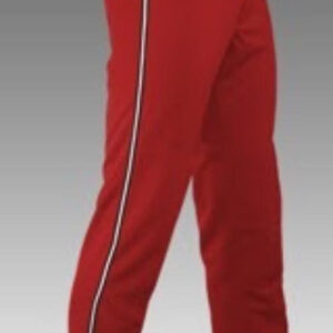 Better Baseball Pants – Full Length Red