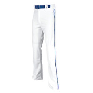 Indy White Pants with Royal Piping