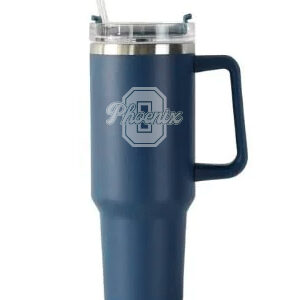 Oberlin 40 oz tumbler cup with handle (fundraiser preorder)