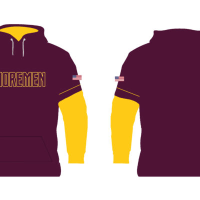Avon Lake Jersey Hoodie - Maroon