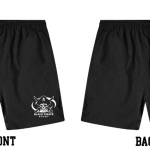 Black Pirate Rugby Shorts