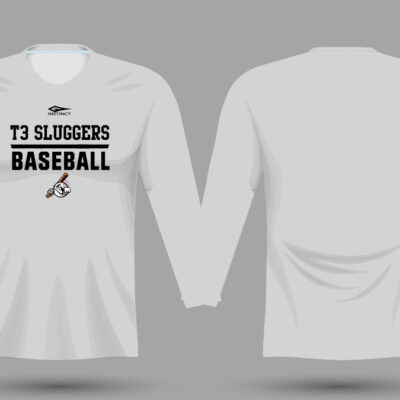 T3 Sluggers Men's Dri Fit Long Sleeve Tee
