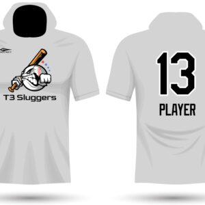 T3 Sluggers Short Sleeve Lightweight Hoodie