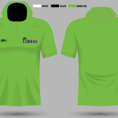 Ohio Cobras Unisex Hooded Cage Jacket (green)